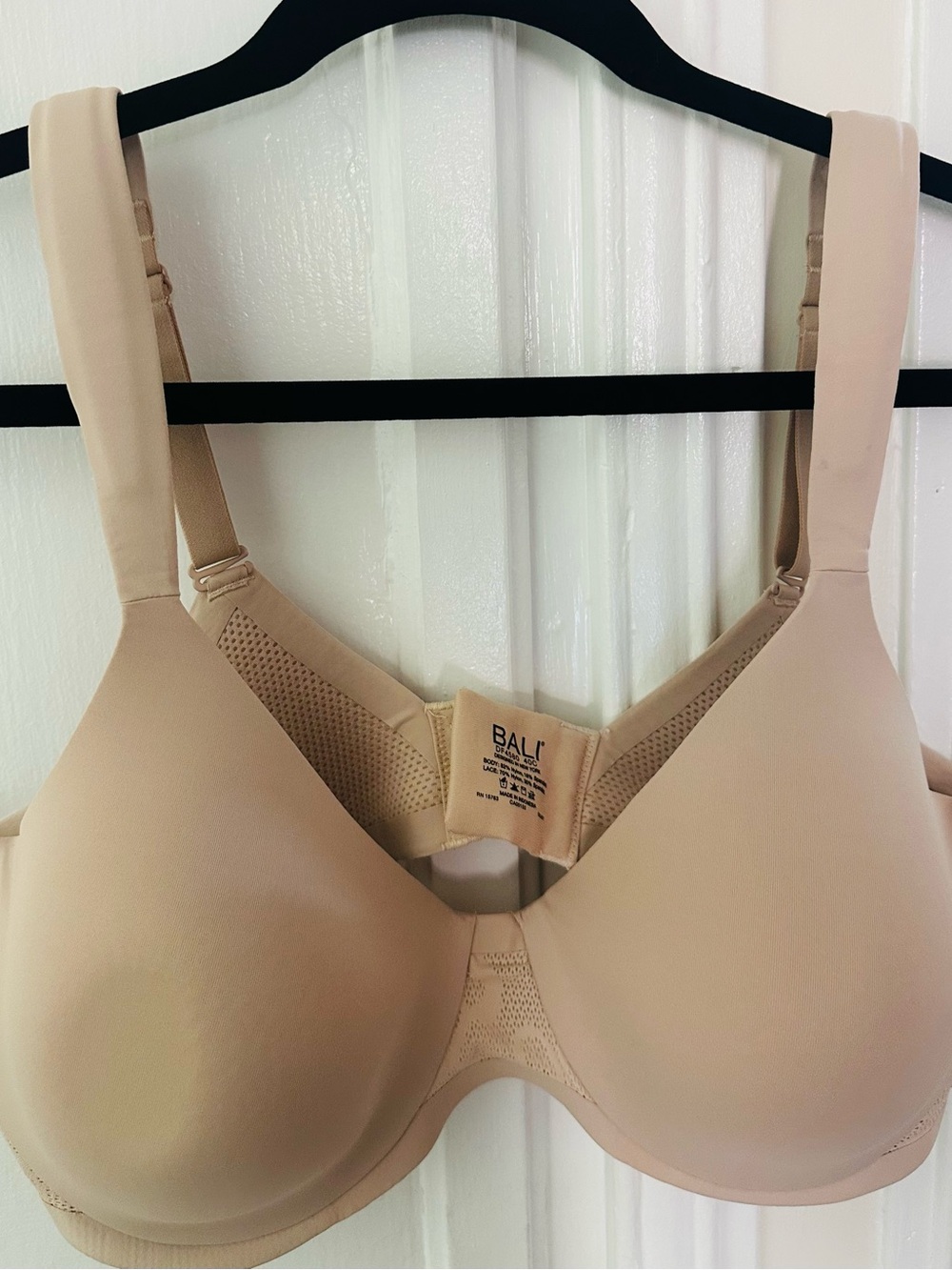 Bali Smooth Nude Full Coverage Bra in Light Beige
